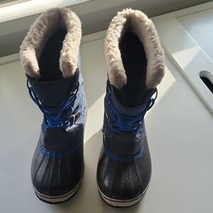 Sorel Blue & Black Snow Boots